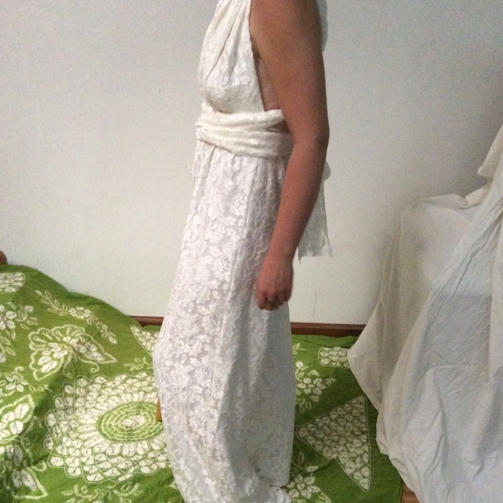 Lace Bridal Jumpsuit - Picture 5 of 8